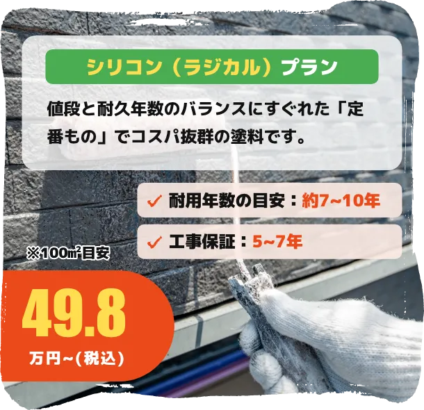 シリコン（ラジカル）プラン