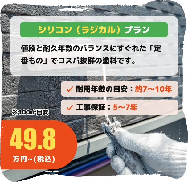 シリコン（ラジカル）プラン